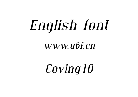 Coving10.ttf下载