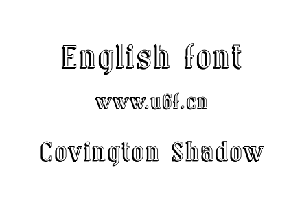 Covington Shadow.ttf下载