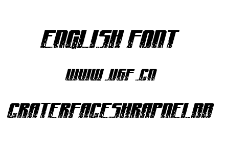 CraterFaceShrapnelBB.ttf下载