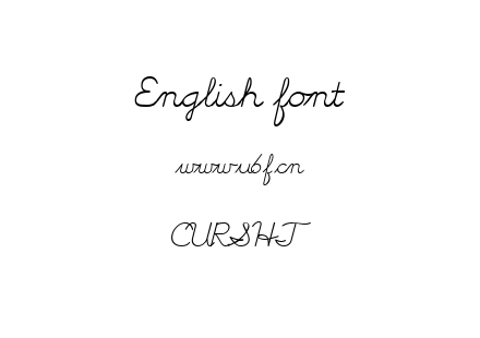 CURSHT.TTF下载