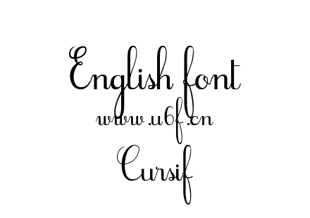 字体-Cursif.ttf下载