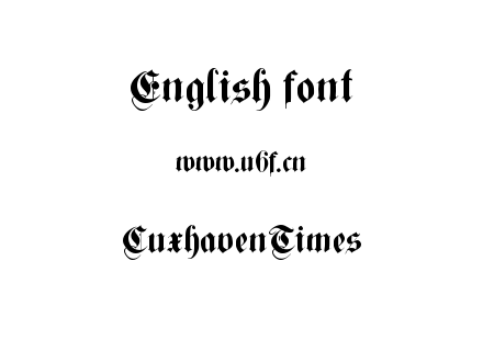字体-CuxhavenTimes.ttf下载