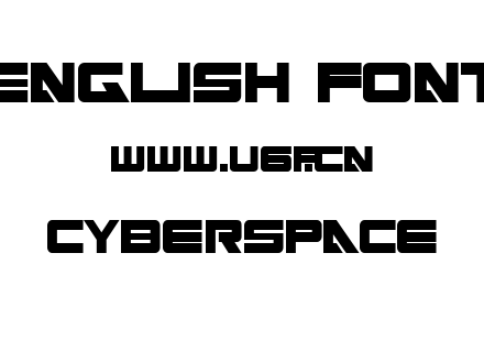 字体-cyberspace.ttf下载