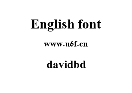davidbd.ttf下载