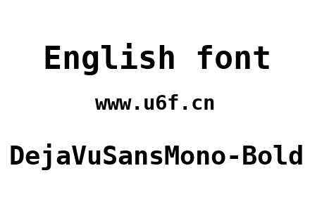 DejaVuSansMono-Bold.ttf下载
