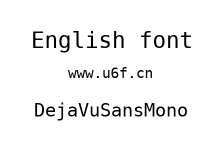 DejaVuSansMono.ttf下载