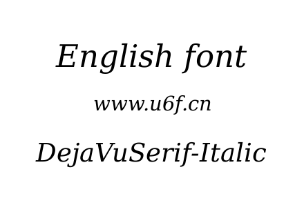 DejaVuSerif-Italic.ttf下载