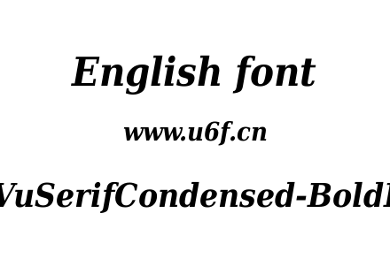 DejaVuSerifCondensed-BoldItalic.ttf下载