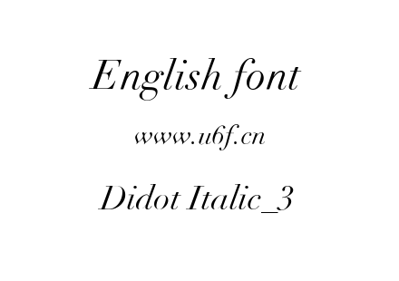 Didot Italic_3.ttf下载