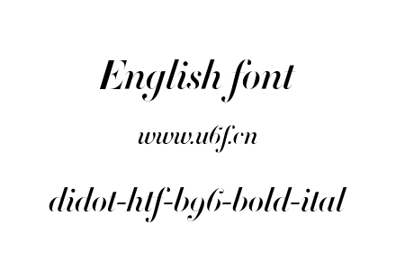 字体-didot-htf-b96-bold-ital.ttf下载
