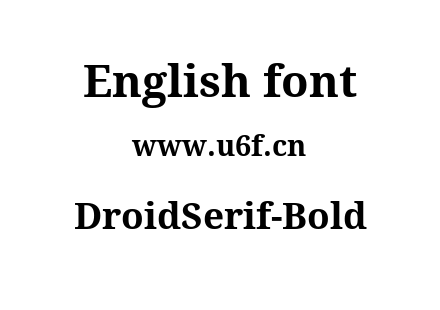 DroidSerif-Bold.ttf下载