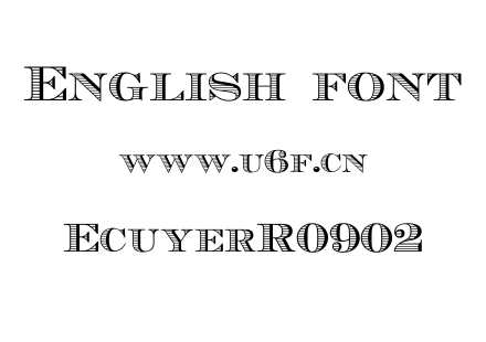 EcuyerR0902.ttf下载