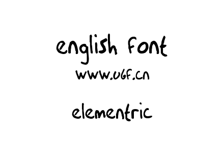 Elementric.TTF下载
