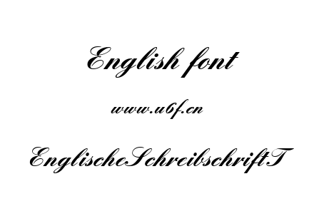 EnglischeSchreibschriftT.TTF下载