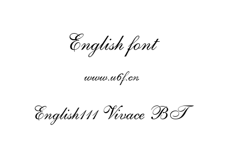 English111 Vivace BT.ttf下载