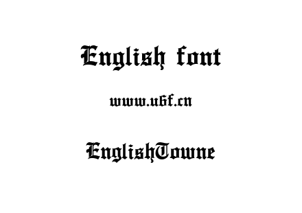 字体-EnglishTowne.ttf下载