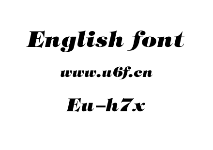 Eu-h7x.ttf下载