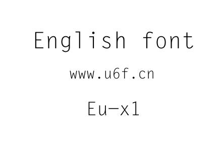 Eu-x1.ttf下载