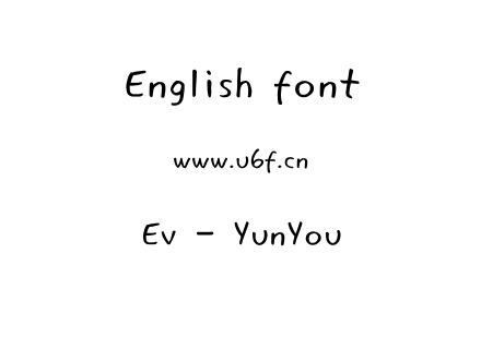 Ev - YunYou.ttf下载