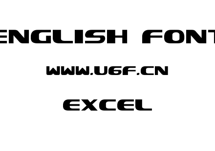 EXCEL.TTF下载