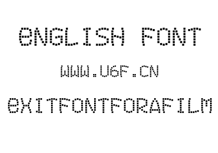 EXITFONTFORAFILM.TTF下载