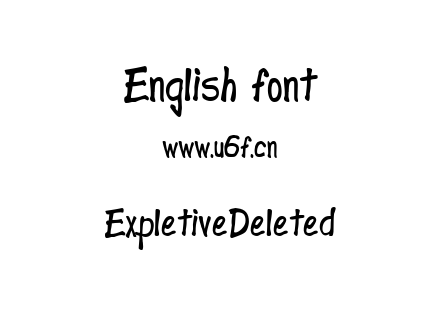ExpletiveDeleted.ttf下载