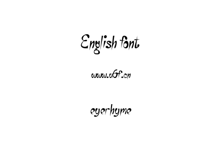 eyerhyme.ttf下载