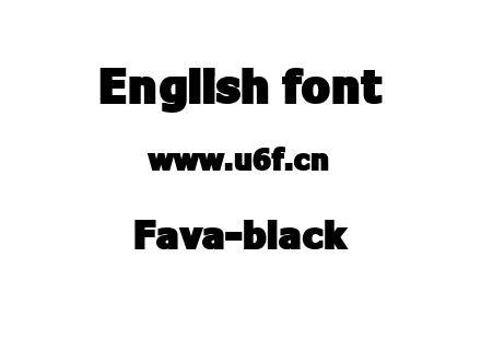 Fava-black.ttf下载