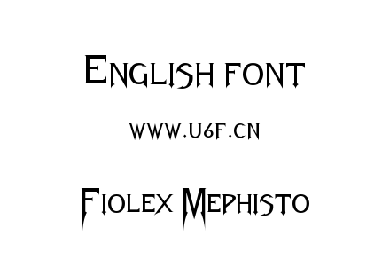 Fiolex Mephisto.ttf下载