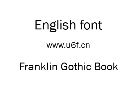 Franklin Gothic Book.TTF下载