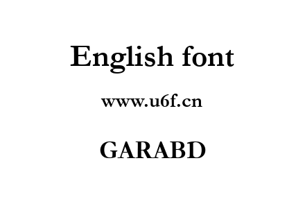 GARABD.TTF下载