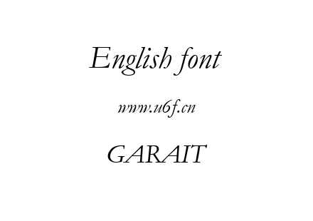 GARAIT.TTF下载