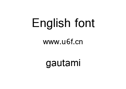 gautami.ttf下载