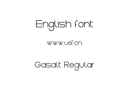 字体-Gasalt Regular.ttf下载