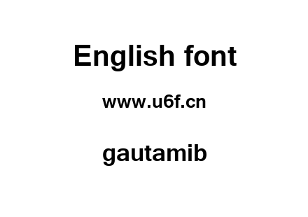 gautamib.ttf下载