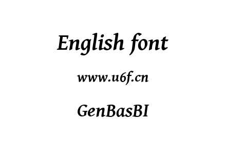 GenBasBI.ttf下载