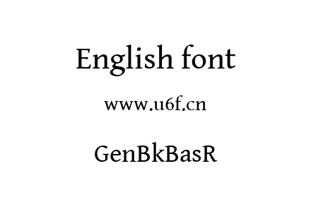 GenBkBasR.ttf下载