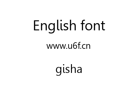 gisha.ttf下载
