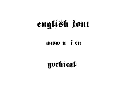 字体-Gothical.ttf下载