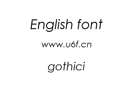 gothici.ttf下载