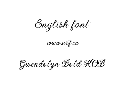 Gwendolyn Bold ROB.ttf下载