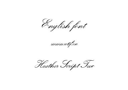 Heather Script Two.ttf下载