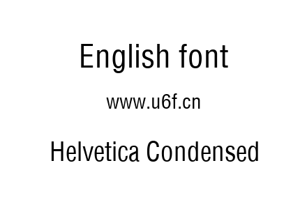 字体-Helvetica Condensed.ttf下载