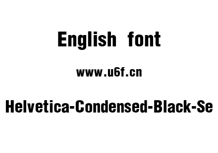 字体-Helvetica-Condensed-Black-Se.ttf下载