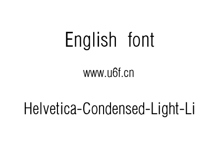 字体-Helvetica-Condensed-Light-Li.ttf下载