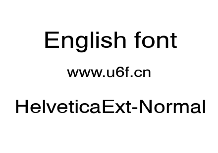 字体-HelveticaExt-Normal.ttf下载