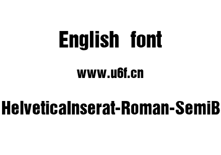 字体-HelveticaInserat-Roman-SemiB.ttf下载
