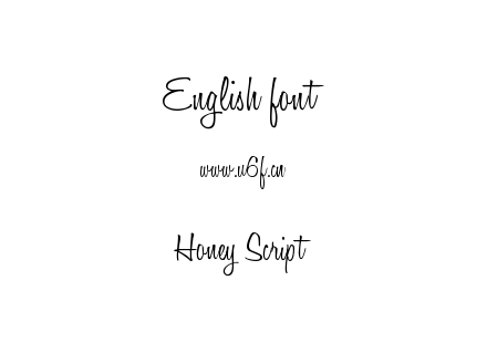 字体-Honey Script.ttf下载