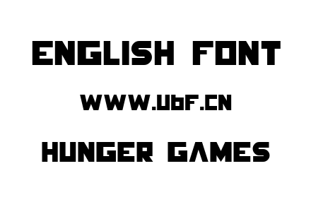 字体-Hunger Games.ttf下载