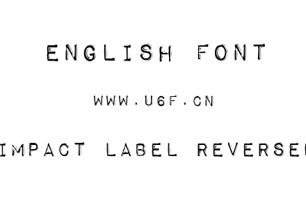 Impact Label Reversed.ttf下载